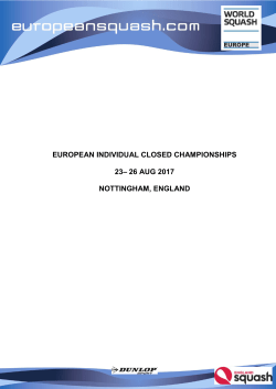 european individual closed championships 23
