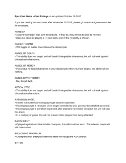 Epic Card FAQ - Epic Card Game