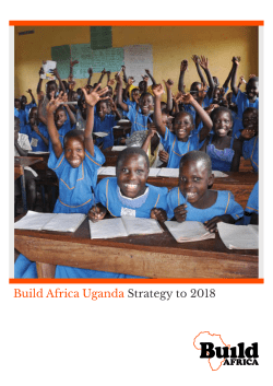 Build Africa Uganda Strategy Our plan to change rural Uganda