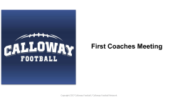 File - Calloway Football