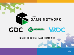 engage the global game community