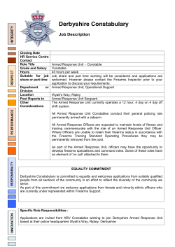 Derbyshire Constabulary