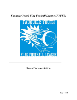 FYFFL Spring 2017 Rule Book