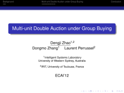 Multi-unit Double Auction under Group Buying