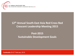 Post 2015 Development