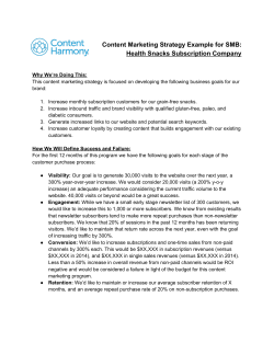 Minimum Viable Content Marketing Strategy Example