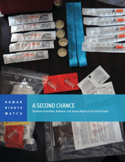 a second chance - Human Rights Watch