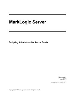Scripting Administrative Tasks Guide