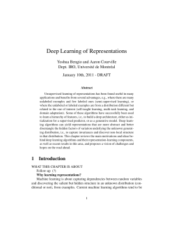 Deep Learning of Representations