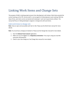 8.Linking Work Items and Change Sets