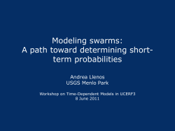Modeling swarms: A path toward determining short