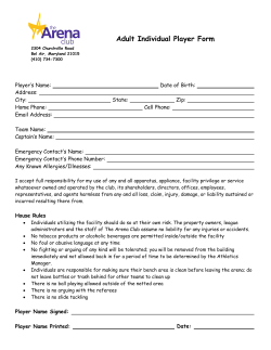 Adult Individual Player Form