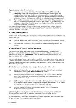 1 L\317884060.2 - GoIndustry DoveBid