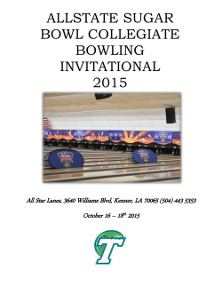 allstate sugar bowl collegiate bowling invitational 2015