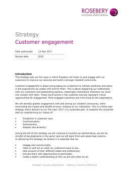 draft - Rosebery Housing Association