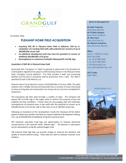 pleasant home field acquisition
