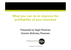 Improve Your Business Profit