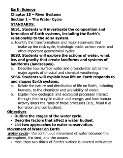 Factors That Affect the Water Budget