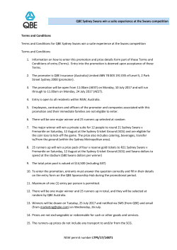 QBE Sydney Swans win a suite experience at the Swans