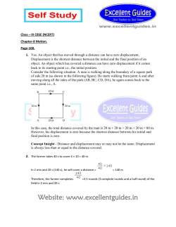 Ch-8 Motion - Excellent Guides