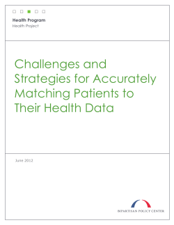 Challenges and Strategies for Accurately Matching Patients to Their