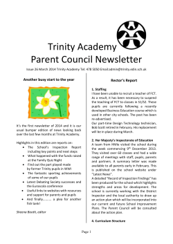 March 20 14 newsletter