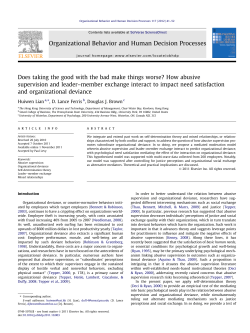 Does taking the good with the bad make things worse? How abusive