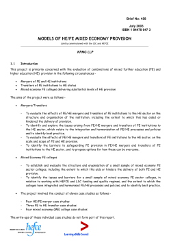 Brief No 458 - Department for Education
