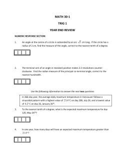 YEAR END REVIEW TRIG 1