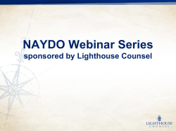 2013.10.03 - Myths... - NAYDO Member Resources