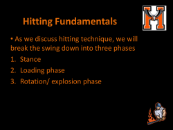 Hitting Fundamentals