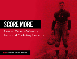 How to Create a Winning Industrial Marketing Game Plan