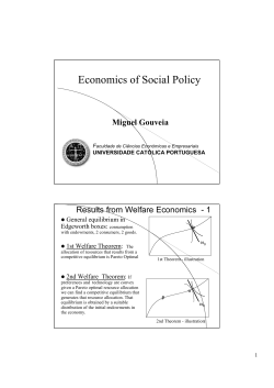 Fair Allocations - Universidade Cat&oacute;lica Portuguesa