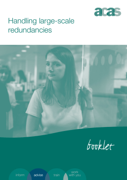 Handling large-scale (collective) redundancies