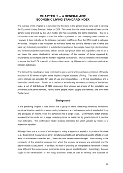 a general-use economic living standard index
