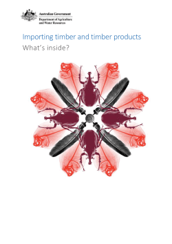 Importing timber and timber products