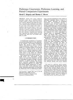 Preference Uncertainty, Preference Learning, and Paired