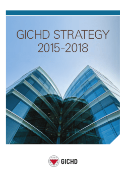 GICHD STRATEGY 2015-2018