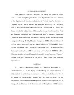 SETTLEMENT AGREEMENT This Settlement Agreement