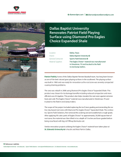 Dallas Baptist University Renovates Patriot Field Playing Surface