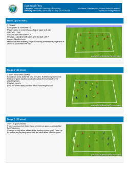 Sport Session Planner