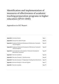 Higher education teaching preparation programs (TPPs) take many