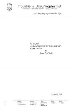 I nd ustriens Utred n i ngsi nstitut