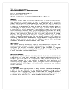 Guidelines for the Research Paper Submission for Round 2 Intel