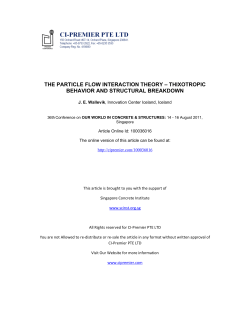 the particle flow interaction theory &ndash; thixotropic - CI