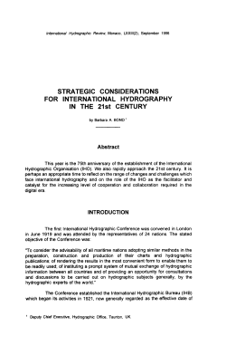 STRATEGIC CONSIDERATIONS FOR INTERNATIONAL