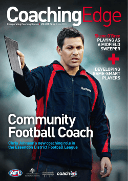 DEVELOPING GAME-SMART PLAYERS Shane O`Bree PLAYING