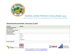 Round 1 Application Form