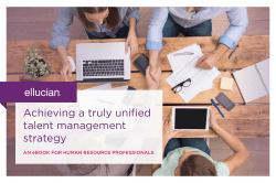 Achieving a truly unified talent management strategy