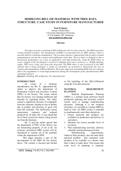 Modeling Bill-Of-Material with Tree Data Structure